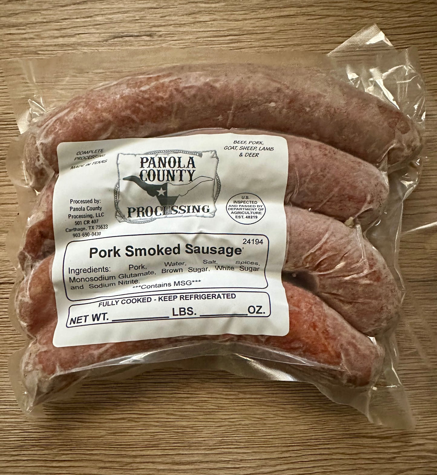 Smoked Sausage