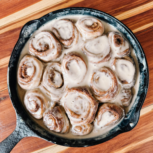 Sourdough Cinnamon Rolls with Cream Cheese Icing